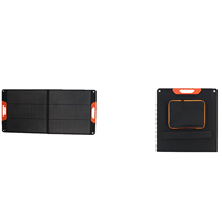 Panel Solar Plegable Monocristalino de 18V 100W con Logotipo Personalizado, Carga Rápida por USB, Fotovoltaico para Exteriores con Bolsa Plegable