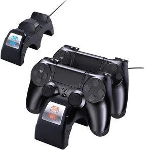 PS4/רזה/Pro LED כפול מטען Gamepad טעינת Dock תחנה עבור Sony לשחק תחנת 4 PS4 משחקי אבזרים