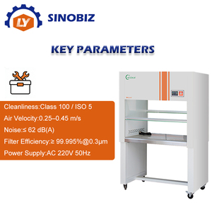 Hotte à flux d'air laminaire verticale et horizontale certifiée ISO CE / Banc de travail propre pour laboratoire - Product Image 4