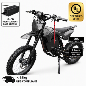 Moto Elettrica da Fuoristrada Light Bee <span class=keywords><strong>X</strong></span>, Motocicletta Elettrica 6000W 60V con Motore Centrale, E-bike 40Ah - Product Image 1