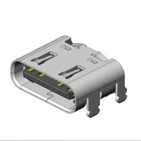 Connecteur USB de remplacement DX07S016JA2R1500 CONN RCP USB2.0 TYP C 24P