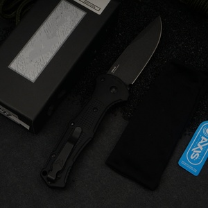 Cuchillo plegable Axis BM9070 con hoja de acero inoxidable con punta de cuchillo, mango de fibra de nailon, cuchillo de bolsillo táctico, herramienta EDC - Product Image 5