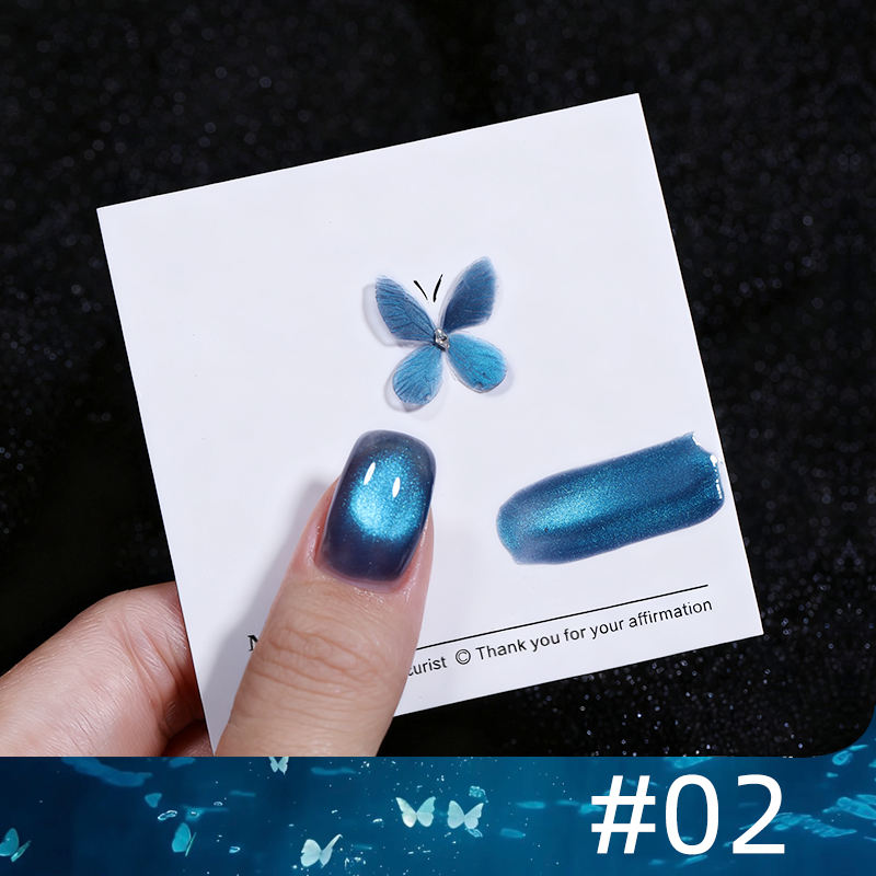 New Trend Resin Odorless Cat Eye Gel Polish Set 3 COLORS #02