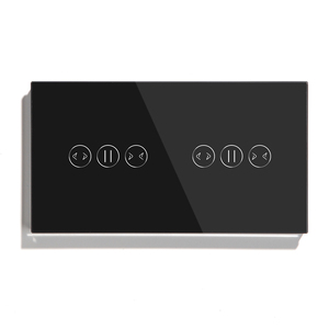 BSEED-Interruptor de cortina inalámbrico, dispositivo táctil inteligente con Wifi, compatible con Alexa, Google Home, Tuya, <span class=keywords><strong>Smart</strong></span> Life, 157 - Product Image 3