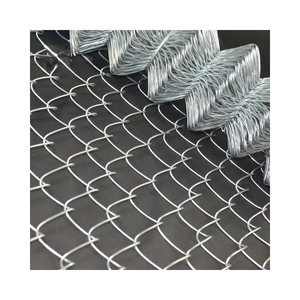 Factory Supply Diamond Hole Hot Dipped Galvanized Wire <strong>Mesh</strong> Fence <strong>Powder</strong> Coated Chain Link <strong>Mesh</strong> Roll for <strong>Security</strong> - Product Image 1