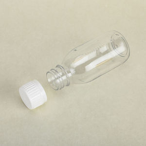 100cc पीईटी प्लास्टिक तरल खांसी सिरप बोतल चिकित्सा दवा की बोतल पेंच टोपी के साथ - Product Image 5