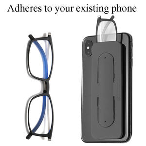 Mini llavero gafas de lectura mujeres nariz Clip en gafas de dioptrías plegables finas hombres 1 1,5 2 gafas de lectura plegables con estuche - Product Image 4