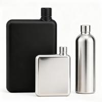 Bouteille d'eau de camping durable sur mesure avec logo, protection solaire, couleurs anodisées, fabrication CNC, pratique à transporter