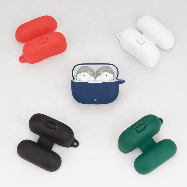 Soft Silicone Waterproof Shockproof Anti-Lost Protective Case for Realme Buds T300 TWS Wireless Earphones
