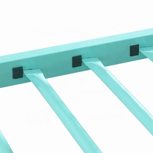 Màu Xanh Lá Cây Kim Loại Hiện Đại <span class=keywords><strong>Loft</strong></span> Giường Đôi Kích Thước Đa Chức Năng Có Thể Tháo Rời An Toàn Bảo Vệ Thang Tiết Kiệm Không Gian Tiếng Ồn Miễn Phí Không Có Hộp Mùa Xuân Khách Sạn - Product Image 6