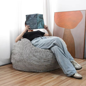 Yiyuan moderne japonais minimaliste pouf canapé-lit pour adultes Style européen rempli pouf avec éponge écrasée pour salon - Product Image 5
