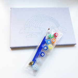 Kit de Peinture à l'Huile Numérique DIY, Art Abstrait Minimaliste, Peinture par Numéros pour Adultes Anti-Stress, Grande Toile Tendue, Vente en Gros - Product Image 4