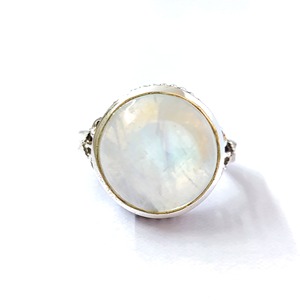 Anillo de Piedra Lunar de la Mejor Calidad, Anillo de Plata de Ley 925 con Piedra Preciosa, Colección Hecha a Mano de Piedra Lunar, Anillos Finos de Plata, Joyería a Precio de Mayoreo - Product Image 3