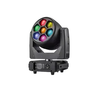 Disco Dj Party Dekoration 7pcs * 40w RGBW 4 in1 LED Farbe Wasch strahl Moving Head Light