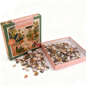 Fabricant sur mesure, vente en gros, faible MOQ, OEM, puzzles en sublimation, 500 à 1000 <span class=keywords><strong>pièces</strong></span> pour adultes et enfants - Product Image 4