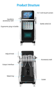 USA Newest Hot Sale Hydro Professional Hydra Beauty Facial Machine Skin Care - Product Image 3