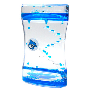 Minuteur à mouvement liquide, <span class=keywords><strong>sablier</strong></span> liquide, ornement à huile acrylique, jouet apaisant anti-stress - Product Image 1