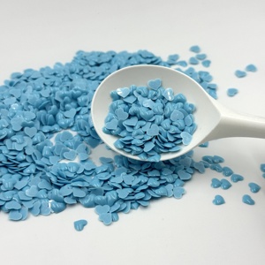 אבני חן שרף בצורת לב, חם להדבקה, אבני חן שטוחות, סיטונאי, ידידותיות לסביבה, 6/8 מ\"מ לבגדים - Product Image 3