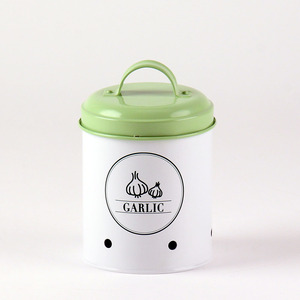 Juego de almacenamiento de verduras de cocina con 3 contenedores que incluyen contenedor de patatas, guardián de cebolla y almacenamiento de ajo en metal con agujeros - Product Image 5