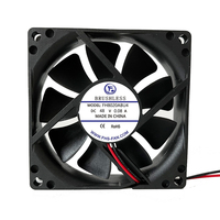 Ventilateur axial CC 8020 3 pouces 12V 24V 48V 80x80x20mm avec moteur sans balais pour instrument de test