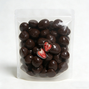 Vente en gros d'usine : Fraises lyophilisées enrobées de chocolat noir 100% naturel, collation sucrée de haute qualité à <span class=keywords><strong>prix</strong></span> compétitif - Product Image 6