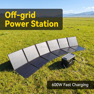 แผงโซลาร์เซลล์แบบพับได้ 600W 12 ชิ้น ดีไซน์ 6x2 19.8-39.6V พร้อมสายเคเบิล 5 เมตร สำหรับสถานีไฟฟ้าพกพา รถบ้าน แคมป์ปิ้ง ใช้ในบ้านกรณีฉุกเฉิน - Product Image 6