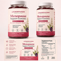 LIFEWORTH Fabricant de Gummies Bien-être Féminin pour la Ménopause sous Marque Blanche, Formule Personnalisée Supplément de Cohosh Noir et de Chasteberry en Vrac