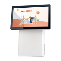 Máquina de monitor de PC de escritorio con pantalla táctil con precio de software Pos Impresora térmica Top Linux Pos Systems para venta al por menor/tienda/restaurante