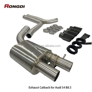 Échappement arrière Valvetronic en acier inoxydable de haute qualité pour Audi S4 S5 B8 B8.5 3.0T 2013-2019, silencieux à soupapes avec télécommande - Product Image 2