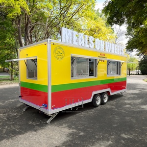 Remolque de comida más barato genuino, remolque de comida rápida, carrito de perritos calientes a la venta, camión de California, contenedor móvil con gran precio - Product Image 1