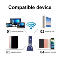 Microscope Wifi Capture Micrtouch Déclencheur Cheveux Soins de Santé Inspection Vérifier Microscope Sans Fil pour Shampooing Conditionneur Entreprise