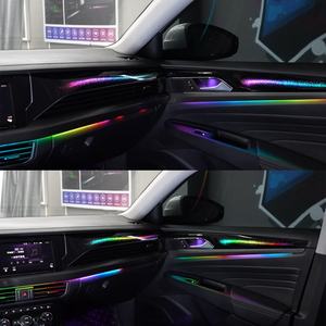 Kit d'éclairage d'ambiance moderne pour voiture Volkswagen Passat 2019-2025, bande LED d'ambiance intérieure, fabricant de bandes lumineuses symphoniques - Product Image 4