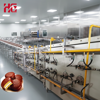 Nouvelle ligne de production de barres chocolatées entièrement automatique en acier inoxydable HG 500 kg/h avec équipement pour snacks protéinés et céréales, contrôlée par PLC