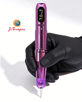 Machine de maquillage permanent numérique Stylo de micropigmentation sans fil Profondeur d'aiguille réglable pour sourcils lèvres eye-liner