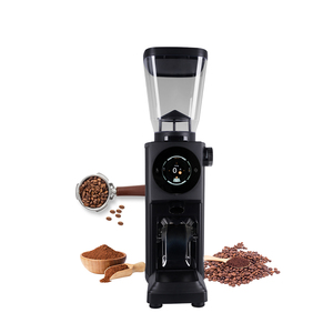 Machine à moudre le café électrique 110v220v 1450 tr/min, moulin à café commercial à meules plates en acier inoxydable de 83 mm, 600 W, moulin à café automatique - Product Image 3