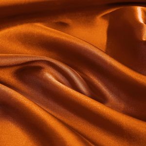 Serbet Satin Buatan Tangan Warna Oranye Terbakar, Dapat Digunakan Kembali, Dapat Dicuci, 43x43cm, Linen Meja, Pernikahan, Thanksgiving, Pesta Musim Gugur, Restoran - Product Image 4