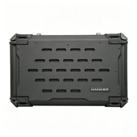 Boîte de rangement arrière en alliage d'aluminium pour porte-bagages, organisateur d'outils tactiques pour Wrangler, Bronco, Tank 300, Jetour 212, Fangchengbao 4x4, tout-terrain facile