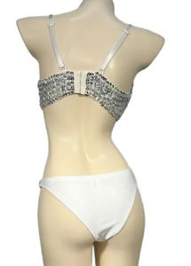 Samba Carnival Bra and Panty Hand Beads Passista Pageant Cabaret Broadway Theatre Mrdi Gras,Vegas Showgirl - Product Image 4