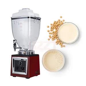 Licuadora comercial de gran capacidad con resolución de sonido, máquina de leche de cereales de soja de alta resistencia, batidora de alimentos de 10L