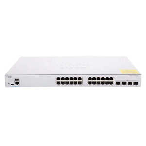 Nouveau commutateur Ethernet industriel géré C1300-24T-4G à 24 ports GE avec 4 ports 1G intégrés, modèle CBS350-24T-4G - Product Image 2