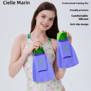 Ciellemarin Himalin pinne professionali in Silicone nuoto Freestyle pinne corte per adulti e bambini - Product Image 2