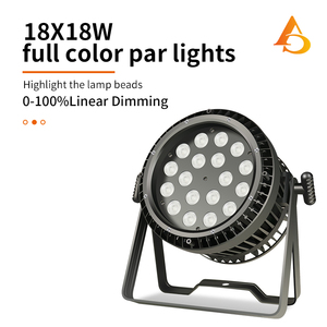 Nhà Cung cấp 18*18 Wát sân khấu <span class=keywords><strong>LED</strong></span> <span class=keywords><strong>PAR</strong></span> Ánh Sáng IP65 ngoài trời không thấm nước DMX <span class=keywords><strong>LED</strong></span> <span class=keywords><strong>PAR</strong></span> ánh sáng - Product Image 2