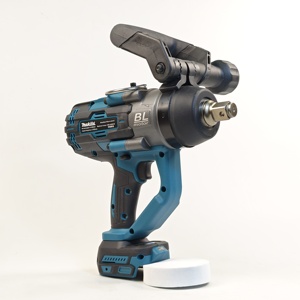 Kit de clé à chocs sans fil <span class=keywords><strong>Makita</strong></span> robuste 21700 avec double batterie et poignée auxiliaire pour réparation automobile et outils de structure en acier - Product Image 5