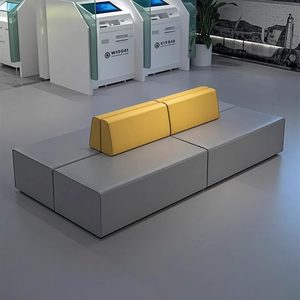 Muebles Modulares Comerciales para Recepción, Asientos Suaves para Oficina, Hotel, Vestíbulo, Conjunto de Sofás Seccionales, Áreas de Espera Públicas, Visitantes de Oficina - Product Image 5