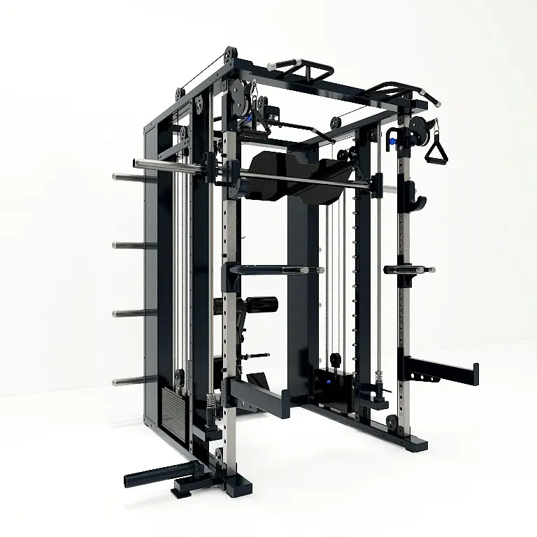 Prensa de musculación/equipo de Fitness comercial/equipo de gimnasio smith machine & squat & function trainer