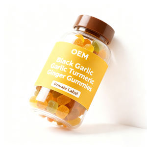 อาหารเสริมสมุนไพรแบบเคี้ยวได้ ปราศจาก GMO สำหรับเสริมภูมิคุ้มกันประจำวัน สำหรับผู้ใหญ่ ช่วยจัดการพลังงาน ช่วยย่อยอาหาร สารสกัดจากกระเทียมดำ - Product Image 2