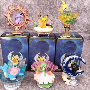 <span class=keywords><strong>Figurine</strong></span> Pokémon Eeveelution Dreaming Case 2, Famille d'Eevee Endormis, Mini <span class=keywords><strong>Figurine</strong></span>, Boîte Dôme <span class=keywords><strong>Pokeball</strong></span>, Jouets Promotionnels Anime - Product Image 2