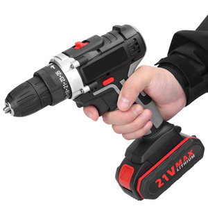 Perceuse sans fil rechargeable au lithium de qualité industrielle à moteur sans balais à vitesse variable, multifonction, portable, pour usage domestique, OEM - Product Image 2