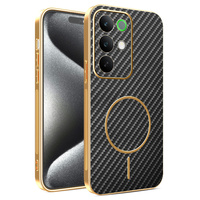Étui de téléphone en fibre de carbone de luxe en gros Lichicase pour Realme C100 C100i C100X, coque de protection pour objectif d'appareil photo