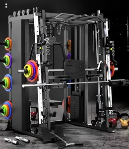 MULTI-FUNCIONAL Fitness ginásio Equipamento Standing Squat Rack Levantamento De Peso Treinamento Força Power Rack Cage